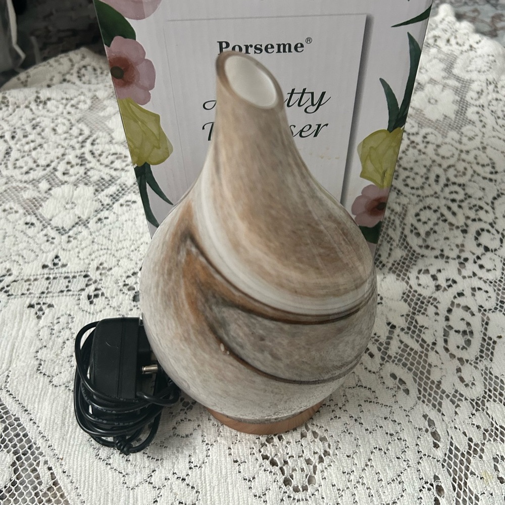 Brown and White Home Accent Diffuser